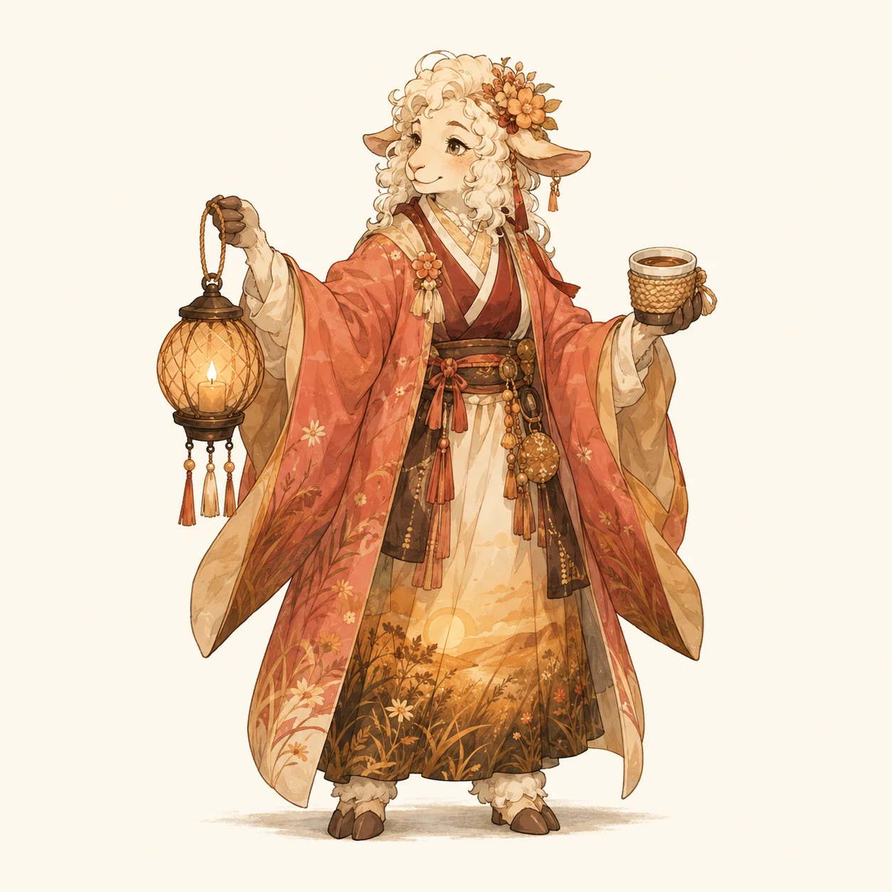 정미(丁未)일주 양 캐릭터